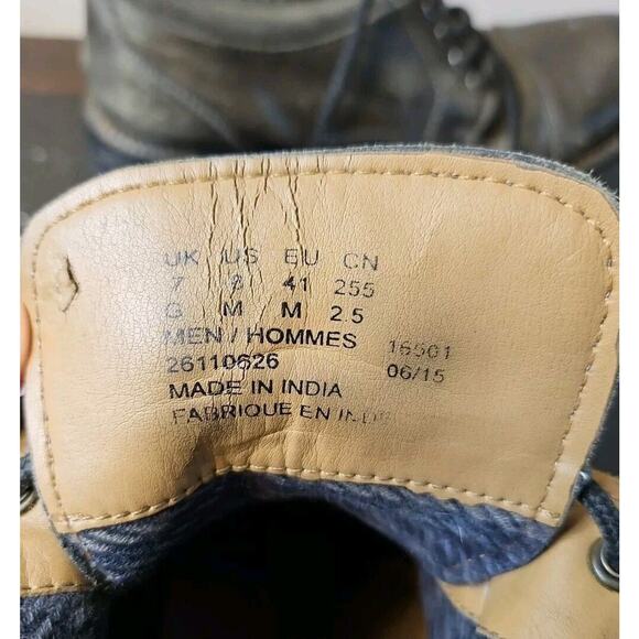 Clarks Men's Desert Ankle Lace Up Rustic Boots Brown Leather Size 8 - Picture 9 of 9